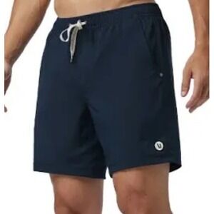 Vuori Men's Kore Shorts Size Small lined Elastic Waist Drastring